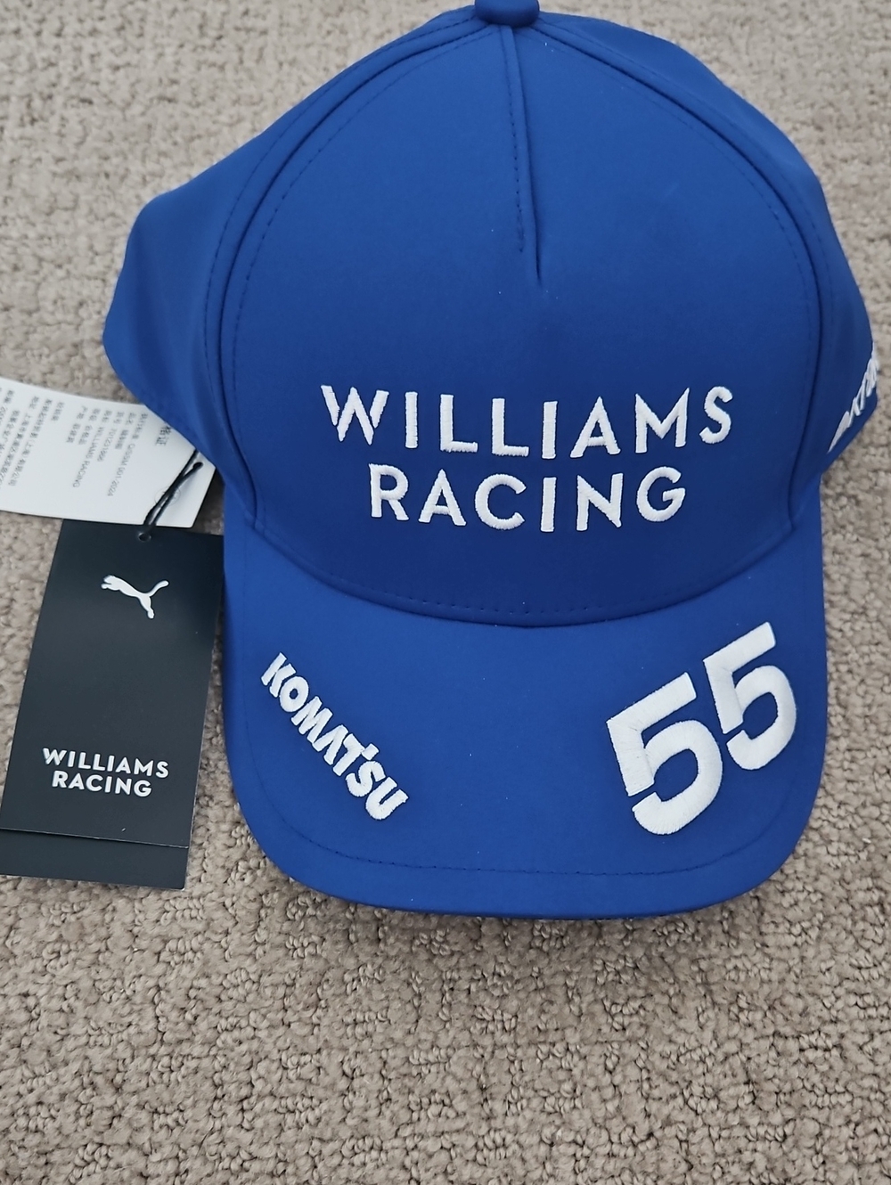 Adult Carlos Sainz Williams 55 Cap - New